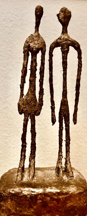 The old couple 雕塑, 7.9x3.9 in