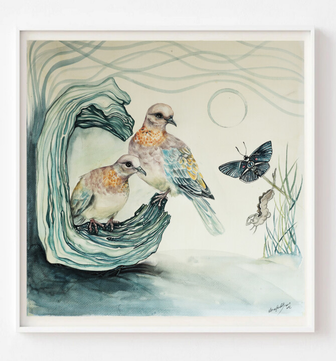 Work presented framed