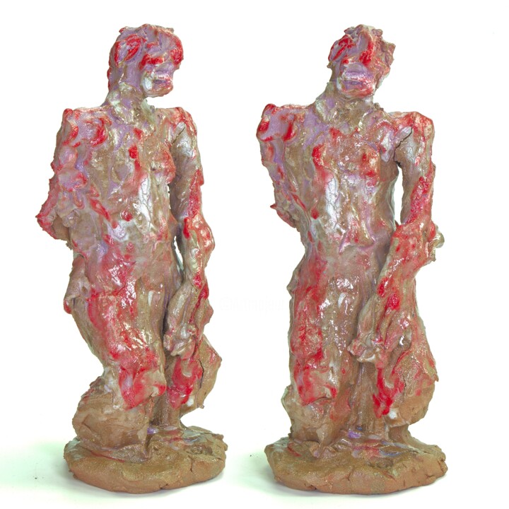 雕塑,  9.8x3.9 in 