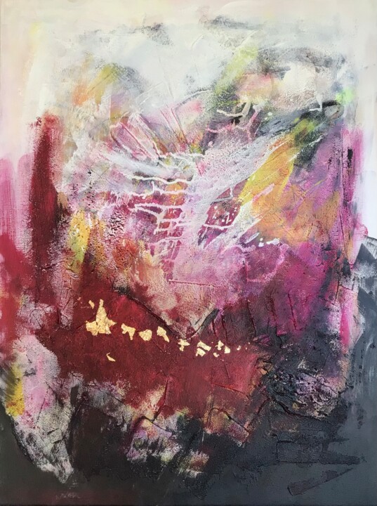 Peinture intitulée "Phönix- modern abst…" par Susanna Schorr, Œuvre d'art originale, Acrylique Monté sur Châssis en bois