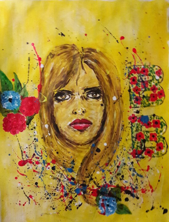 INITIALES BB 绘画, 25.6x19.7 in