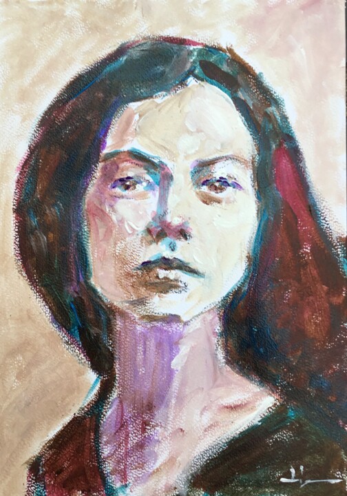 La Veille 绘画, 11.4x8.3 in