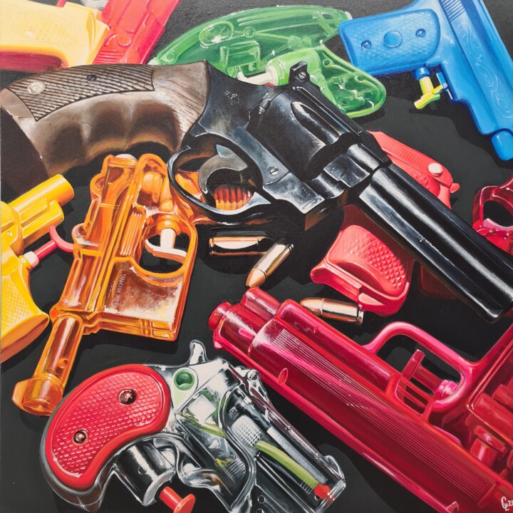 PlasticMagnum 绘画, 31.5x31.5 in