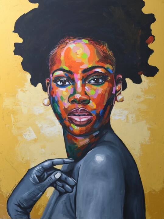 Eniyan (human) 2 绘画, 48x36 in