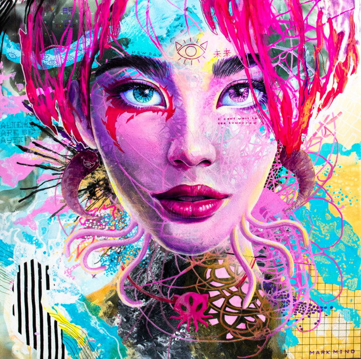 绘画,  39.4x39.4 in 