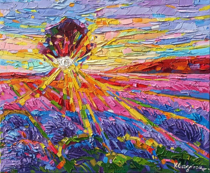 Hot Summer light 2 Painting, 19.7x23.6 in