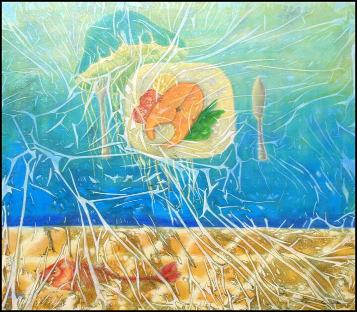 绘画,  39.4x39.4 in 