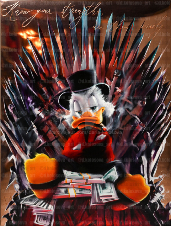 Winter is coming 绘画, 48.8x37 in