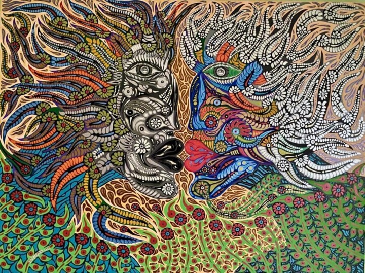 Empathy 绘画, 29.9x40.2 in