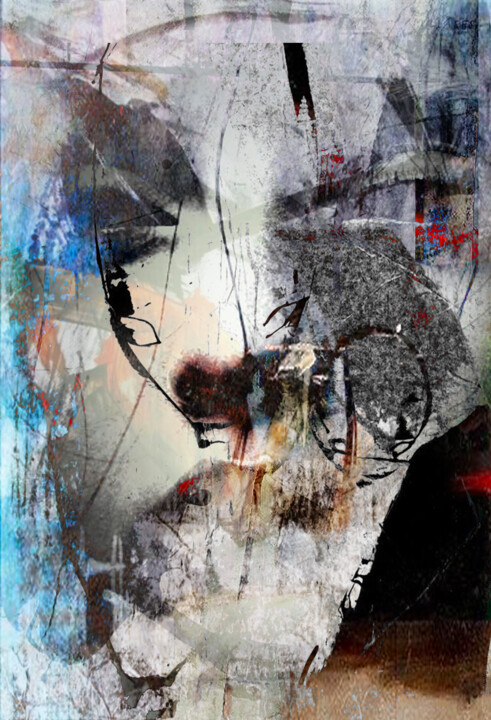 Mixed eye 绘画, 39.4x29.5 in