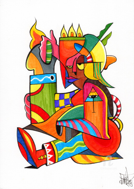 Pachamama 图画, 11.7x8.3 in