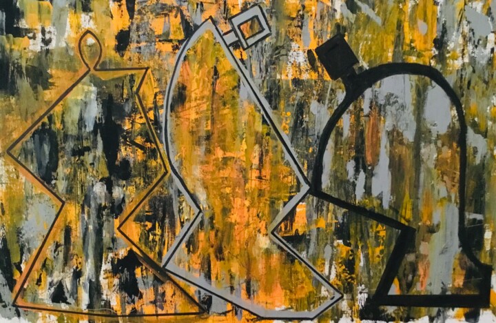 Unit #1015 “Three Bishops of Rome” 绘画, 24x36 in