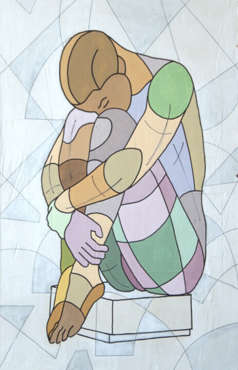 Sogno n 182 绘画, 27.6x17.7 in