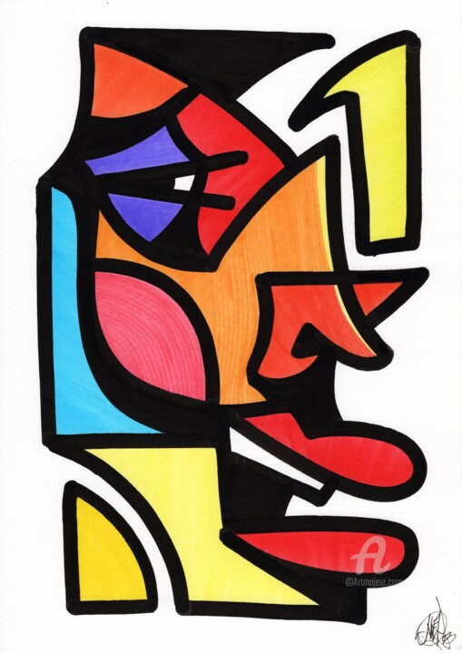 图画,  11.7x8.3 in 