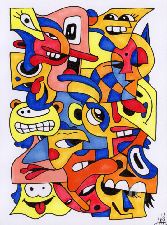 图画,  7.5x5.5 in 