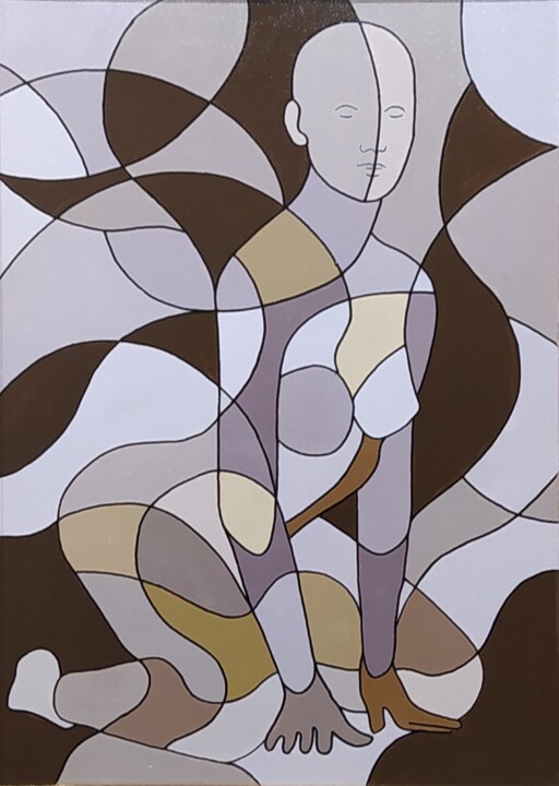 Sogno n 193 绘画, 27.6x19.7 in