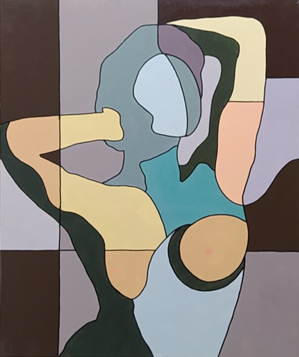 Sogno n 201 绘画, 23.6x19.7 in