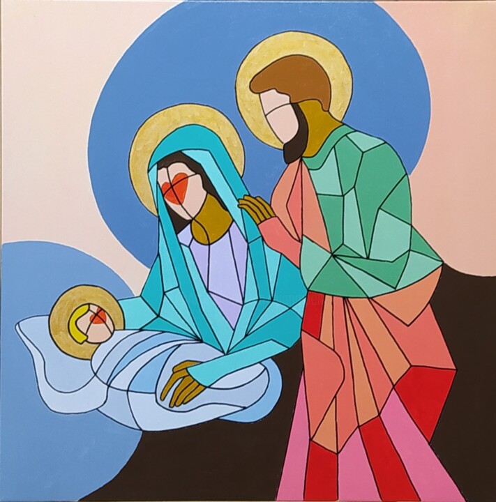 Sogno n 205 绘画, 23.6x23.6 in