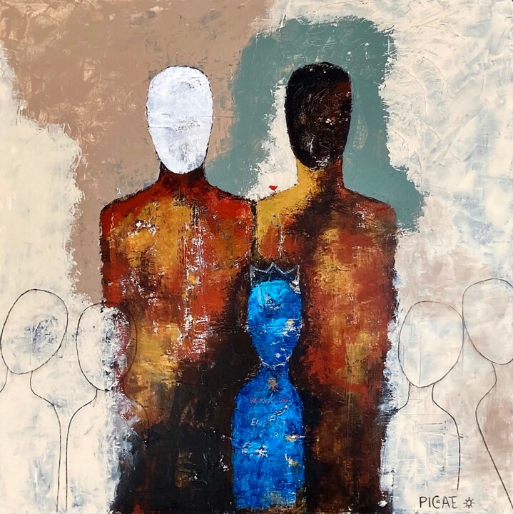 Comme un Air de Famille 绘画, 39.4x39.4 in