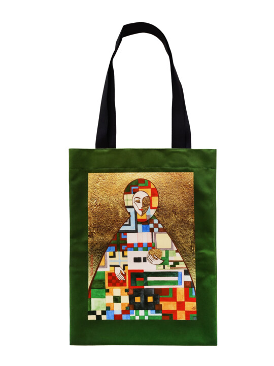 SHOPPING BAG 纺织艺术, 17.7x13.8 in