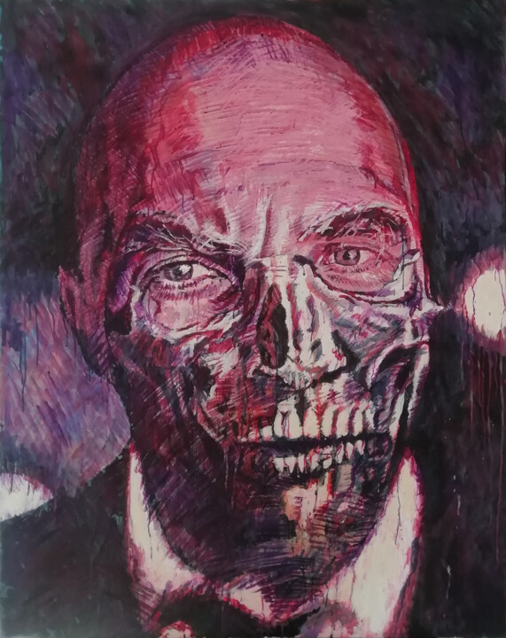I Cаn't Look At My Reflection It Reflects The Future 绘画, 51.2x39.4 in