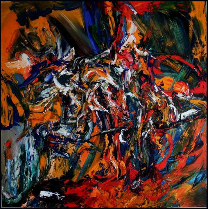 绘画,  59.1x59.1 in 