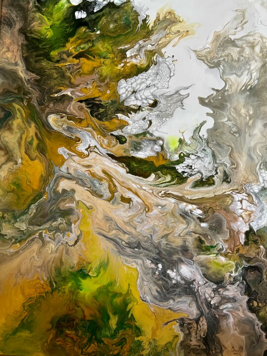 Meteorite 绘画, 27.6x23.6 in