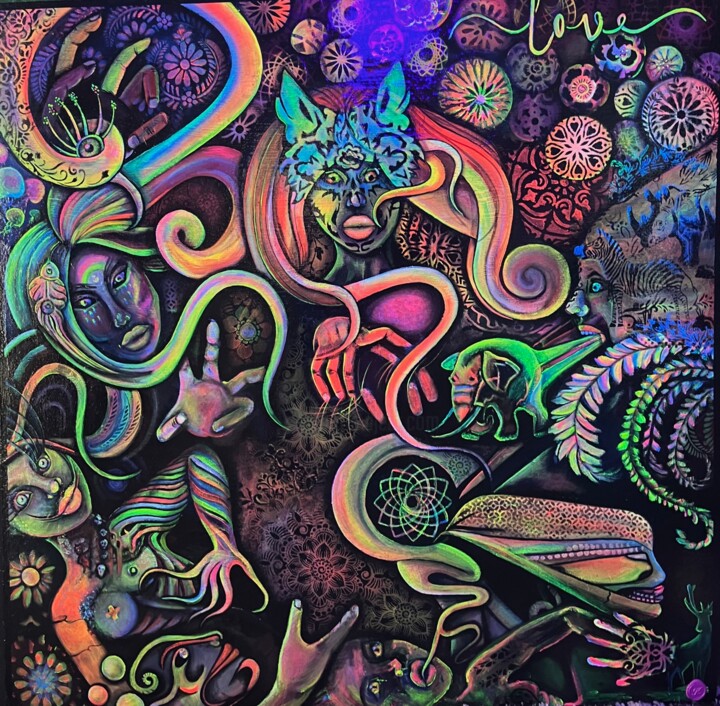 Infinity 绘画, 39.4x39.4 in