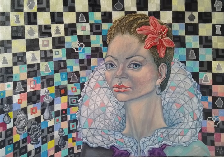 绘画,  27.6x39.4 in 