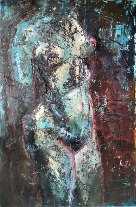 Оголена 绘画, 23.6x15.8 in