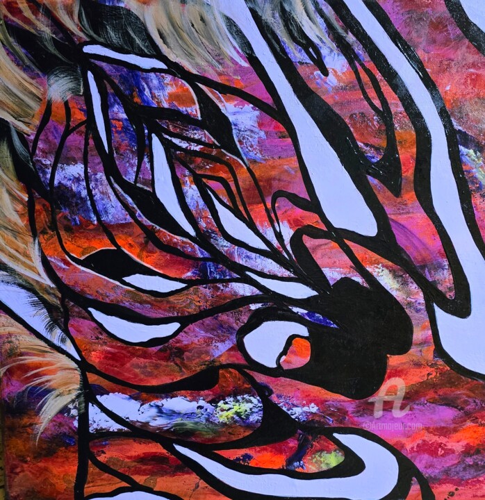 绘画,  19.7x19.7 in 