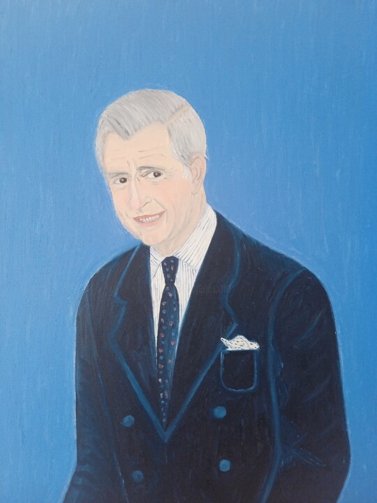 Carlos III 绘画, 21.7x18.1 in