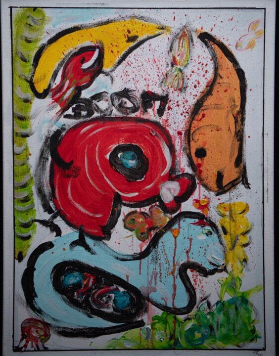 Ocean inovation 绘画, 31.5x23.6 in