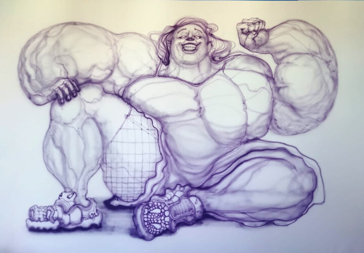 Marmule 绘画, 63x90.6 in