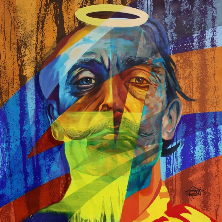 Dali 绘画, 35.4x35.4 in