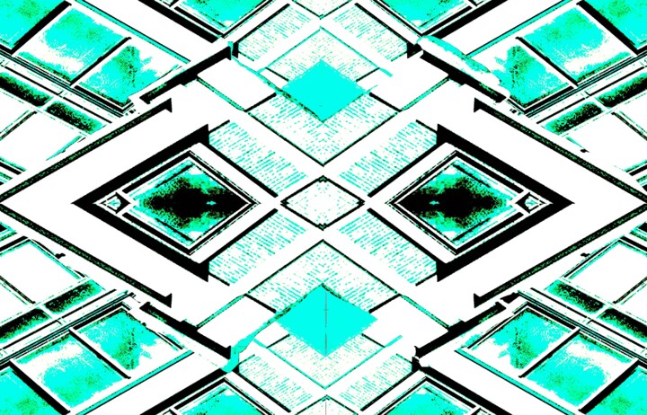 Photographie intitulée "Abstract Building 1…" par Ken Lerner, Œuvre d'art originale, Photographie numérique
