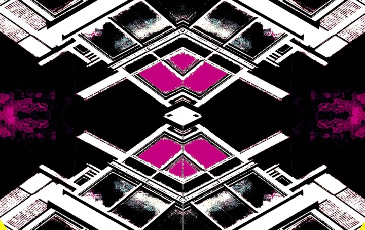 Photography titled "Abstract Building 1…" by Ken Lerner, Original Artwork, Digital Photography