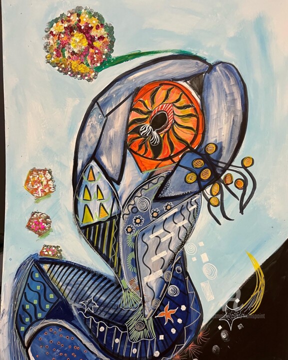 Lola 绘画, 25.6x19.7 in