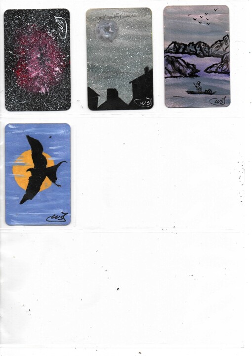 geulim kadeu planche 40 绘画, 3.4x2.2 in