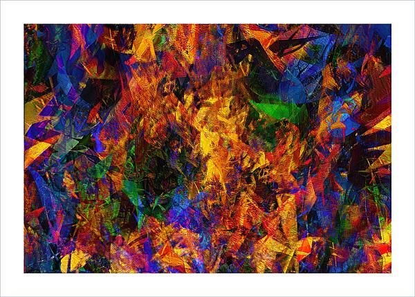 Arts numériques intitulée "FUEGO" par Pix-Peinture Kabuki, Œuvre d'art originale