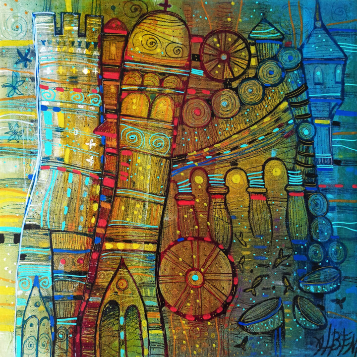 Dreams and memories 绘画, 11.8x11.8 in