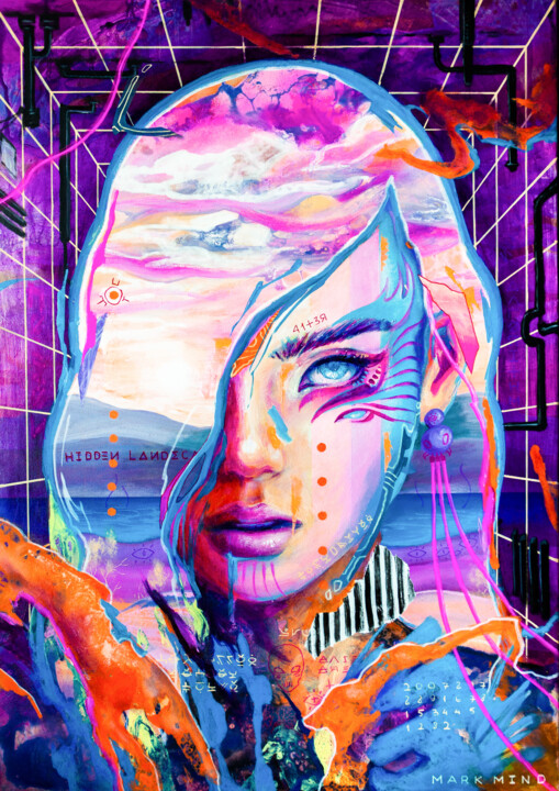 绘画,  27.6x19.7 in 