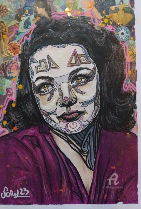 Gene 绘画, 16.5x12.2 in