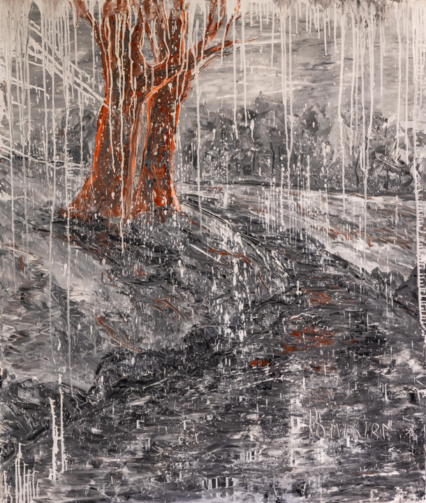 Saga of the Trees 3 绘画, 51.2x43.3 in