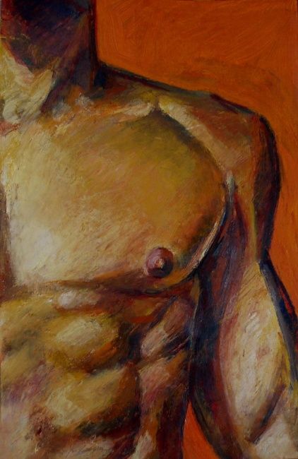 Peinture intitulée "Artist" par Nathalia Chipilova, Œuvre d'art originale, Huile