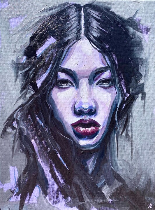 Portrait Tonal Study #1 绘画, 12x9.1 in
