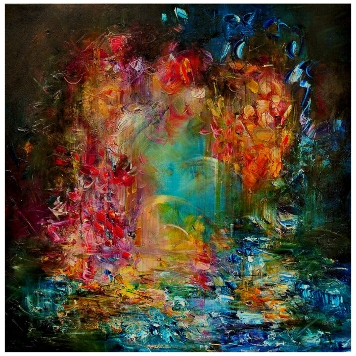 绘画,  39.4x39.4 in 