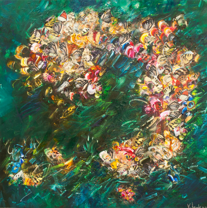 绘画,  39.4x39.4 in 