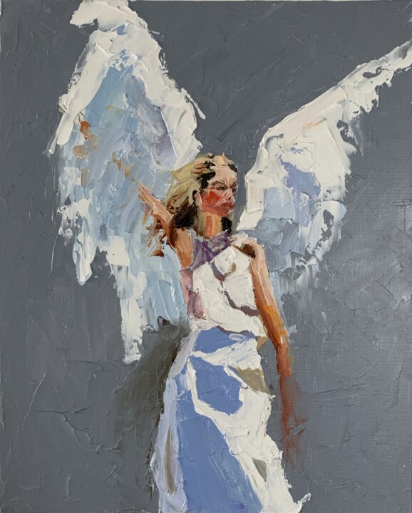 Angel. #15 绘画, 11.8x9.5 in