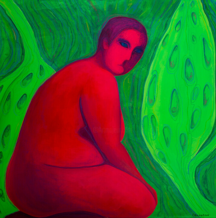 绘画,  35.4x35.4 in 